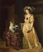 Jean Honore Fragonard Le chat angora oil